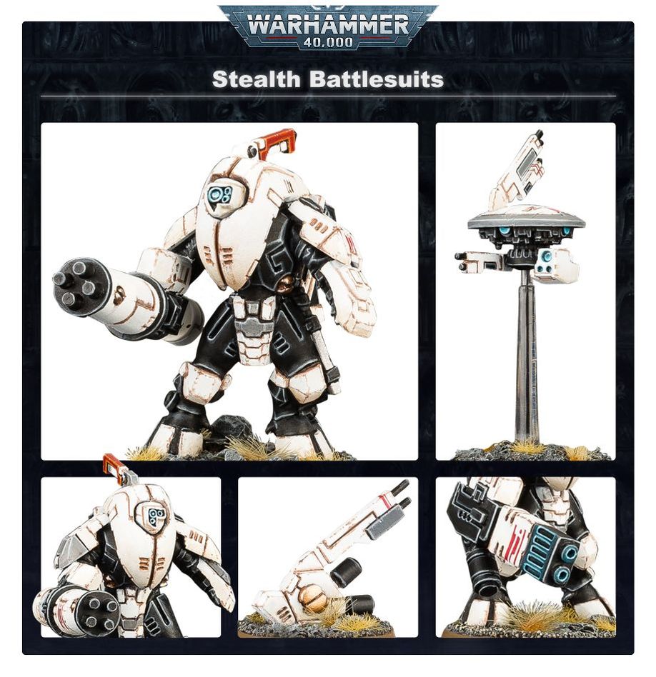 Warhammer 40k XV25 STEALTH BATTLESUITS